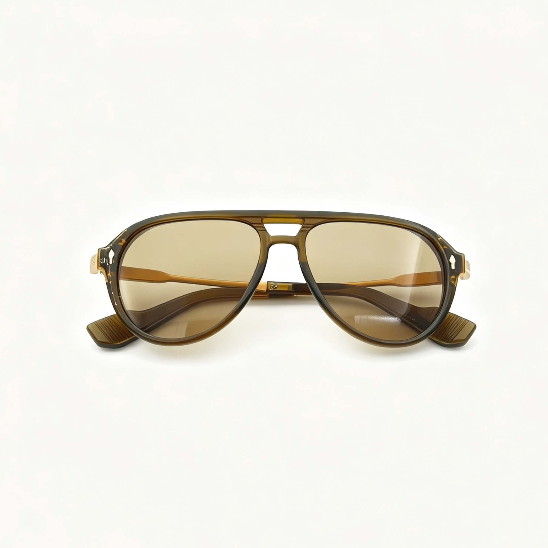 New Classic Round Aviator Green Eyeglass Frame