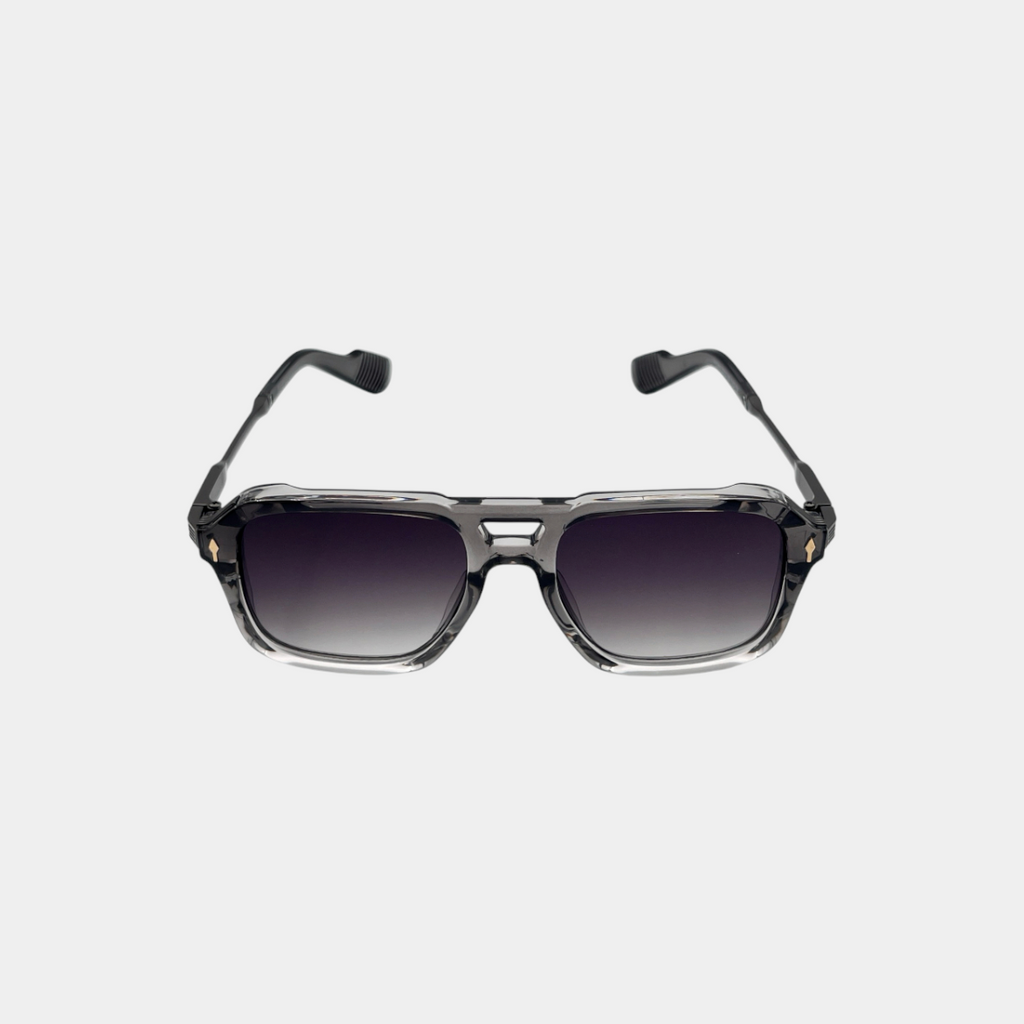 Double Bridge Transparent Sunglasses