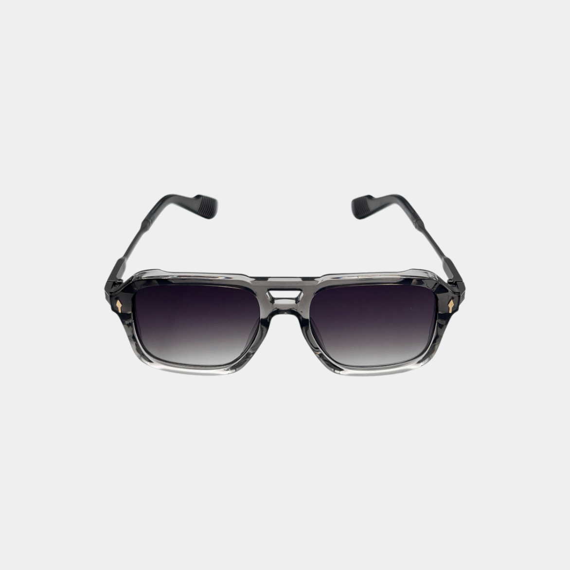 Double Bridge Transparent Sunglasses