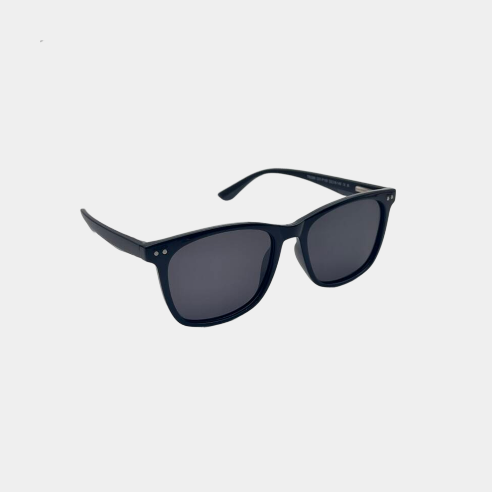 Simple Black-Frame Sunglasses