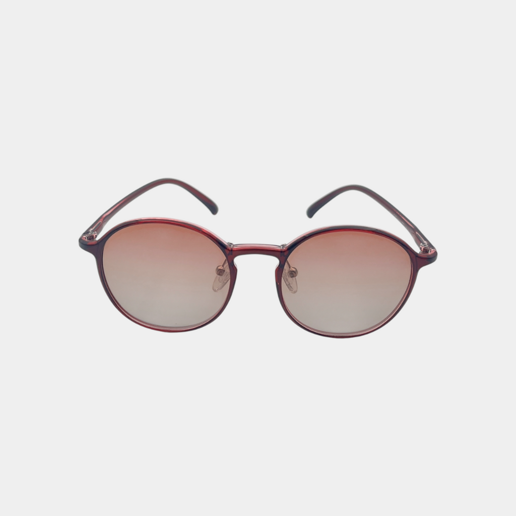 TR90 Ultra-Lightweight Oversized Round Sunglasses