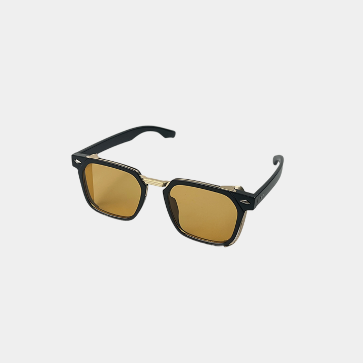 Square Punk Patchwork Design Sunglasses