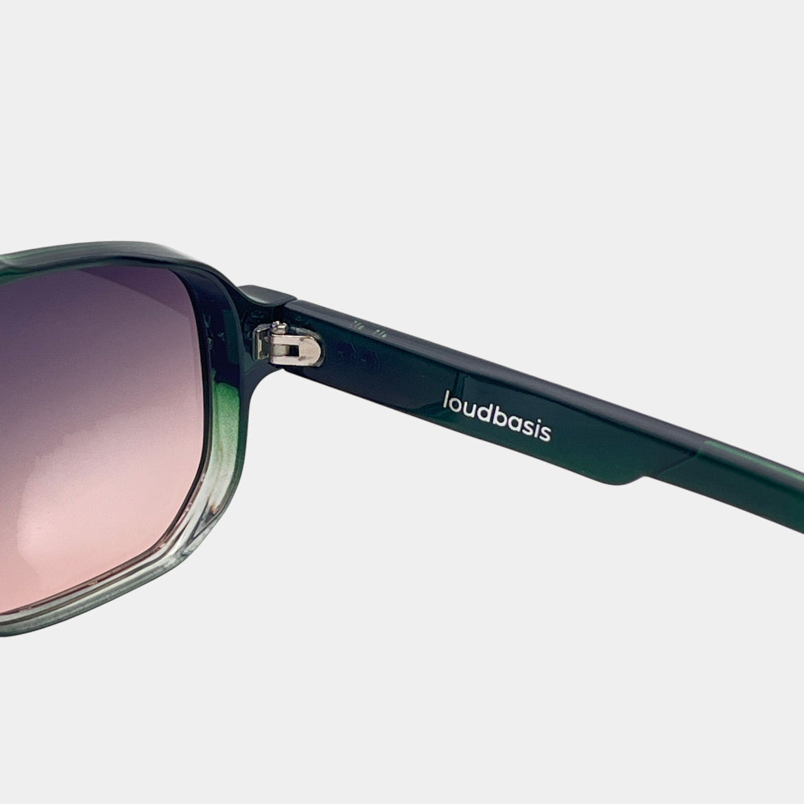 Lightweight Green Sunglasses Modern Style