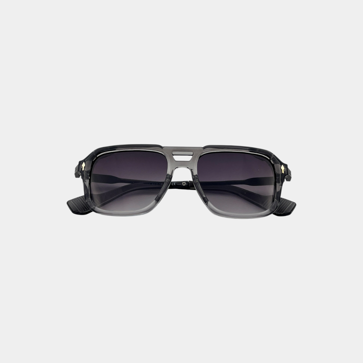 Double Bridge Transparent Sunglasses