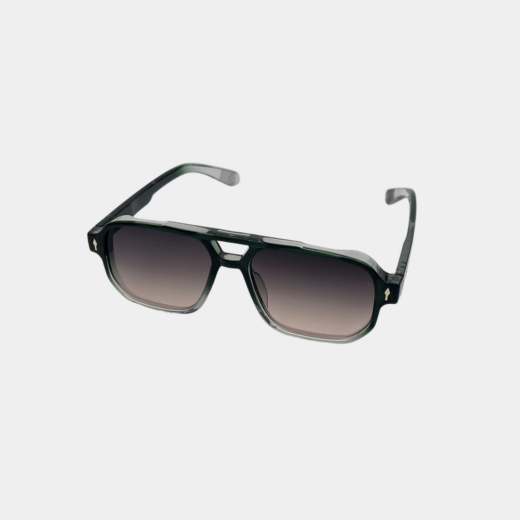 Lightweight Green Sunglasses Modern Style