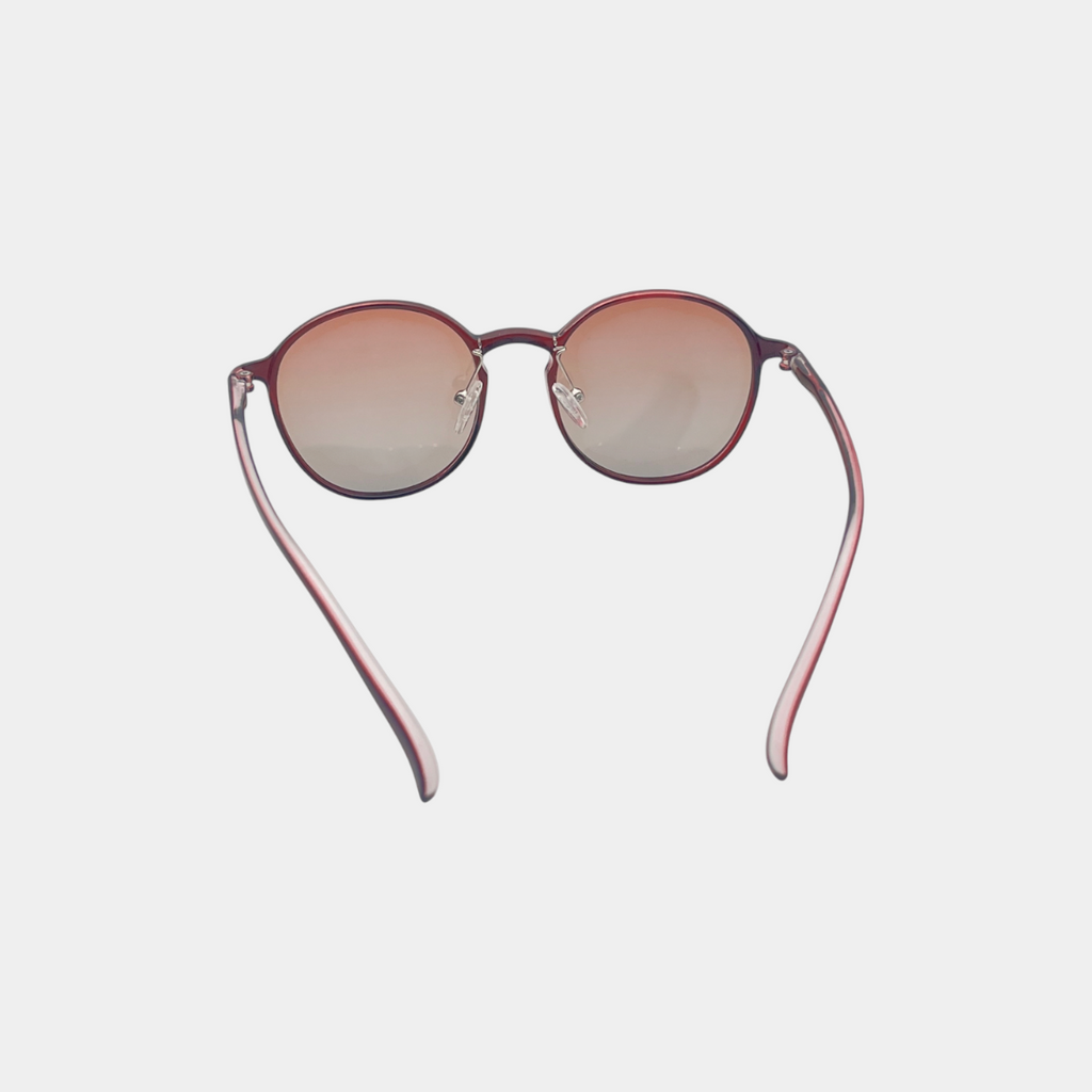 TR90 Ultra-Lightweight Oversized Round Sunglasses