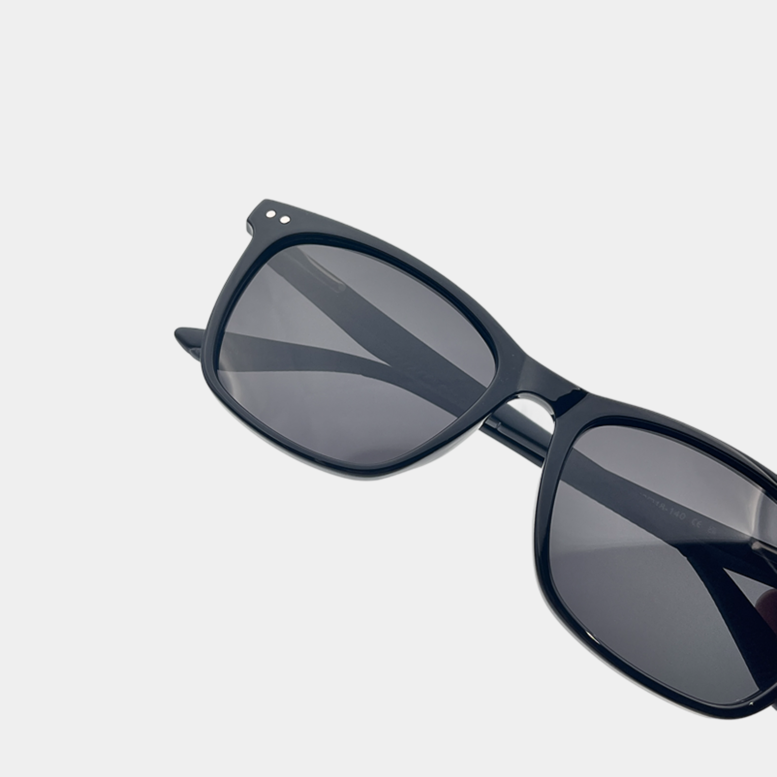Simple Black-Frame Sunglasses