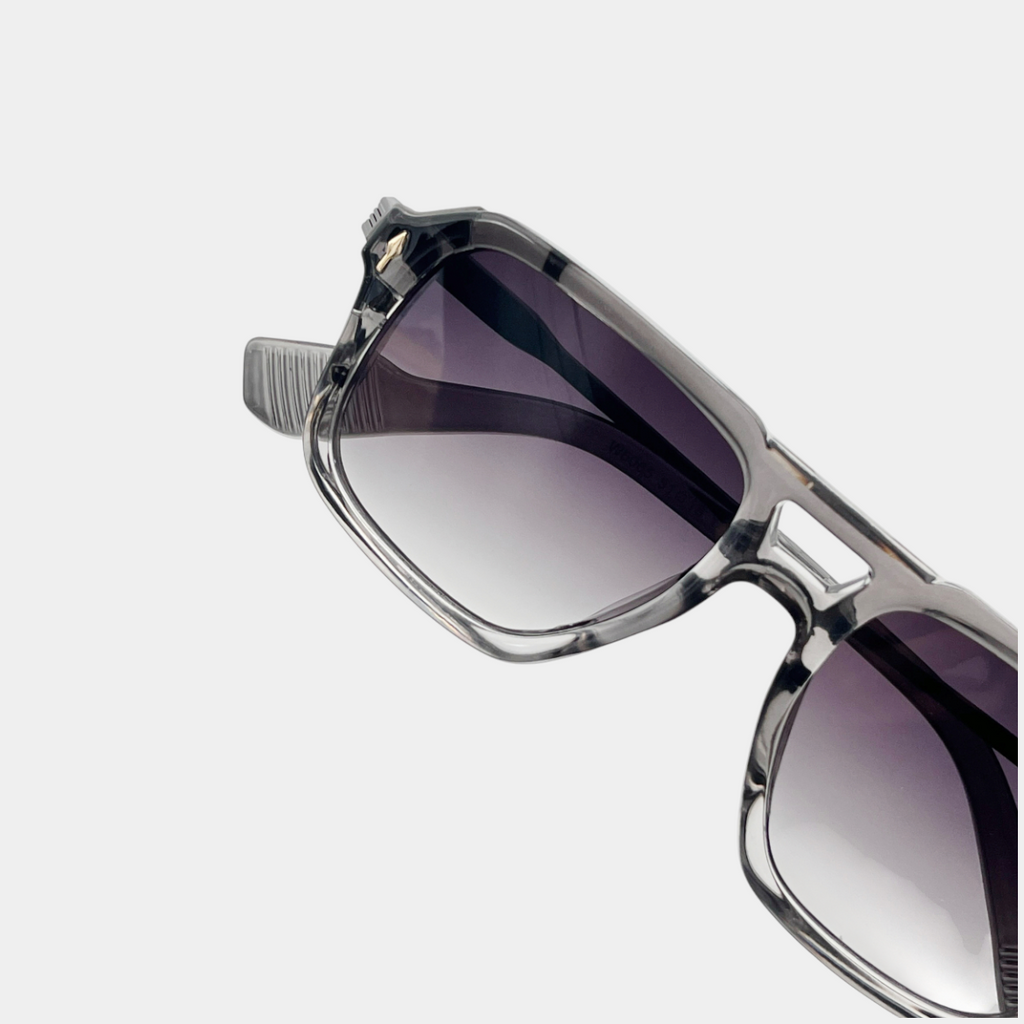 Double Bridge Transparent Sunglasses