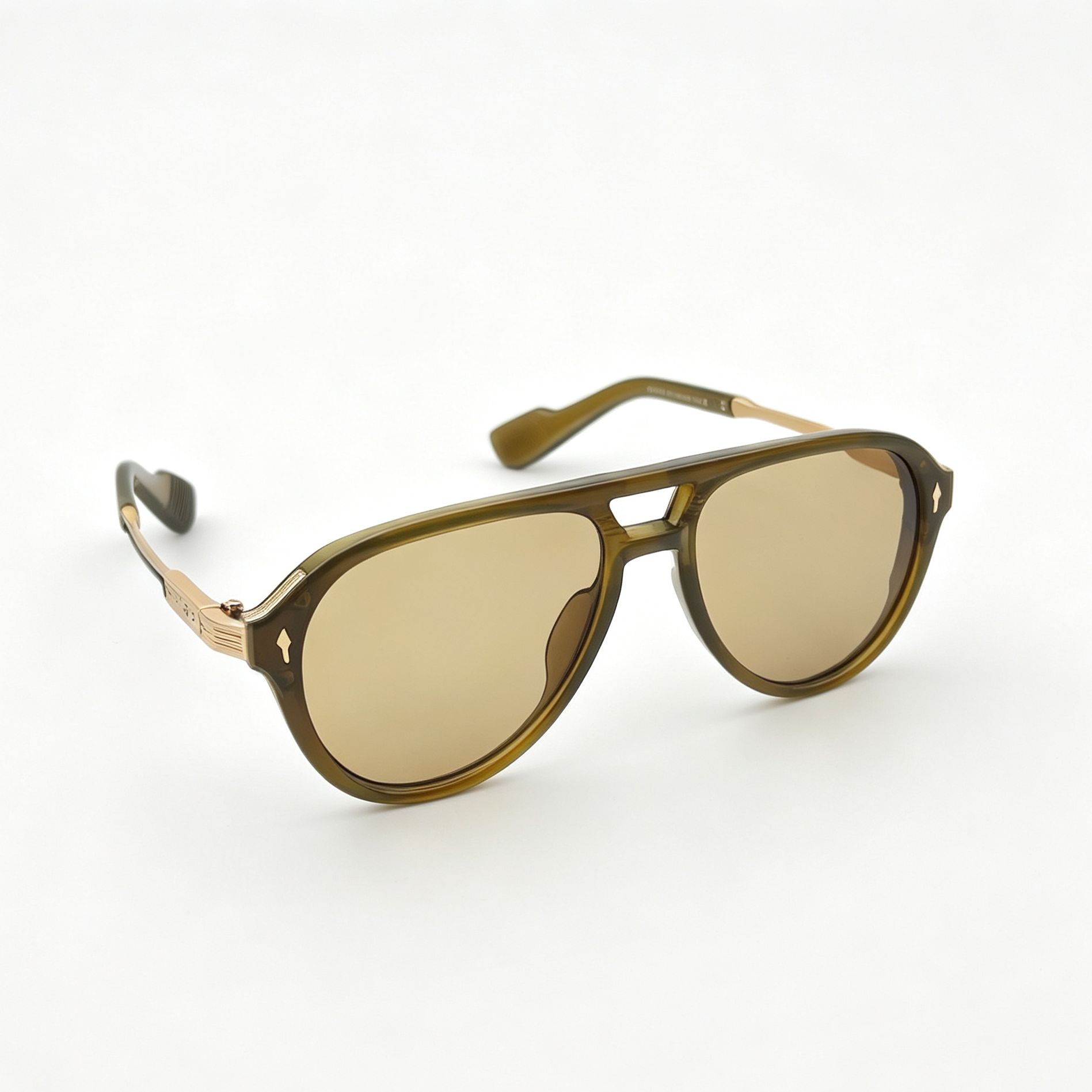 New Classic Round Aviator Green Eyeglass Frame