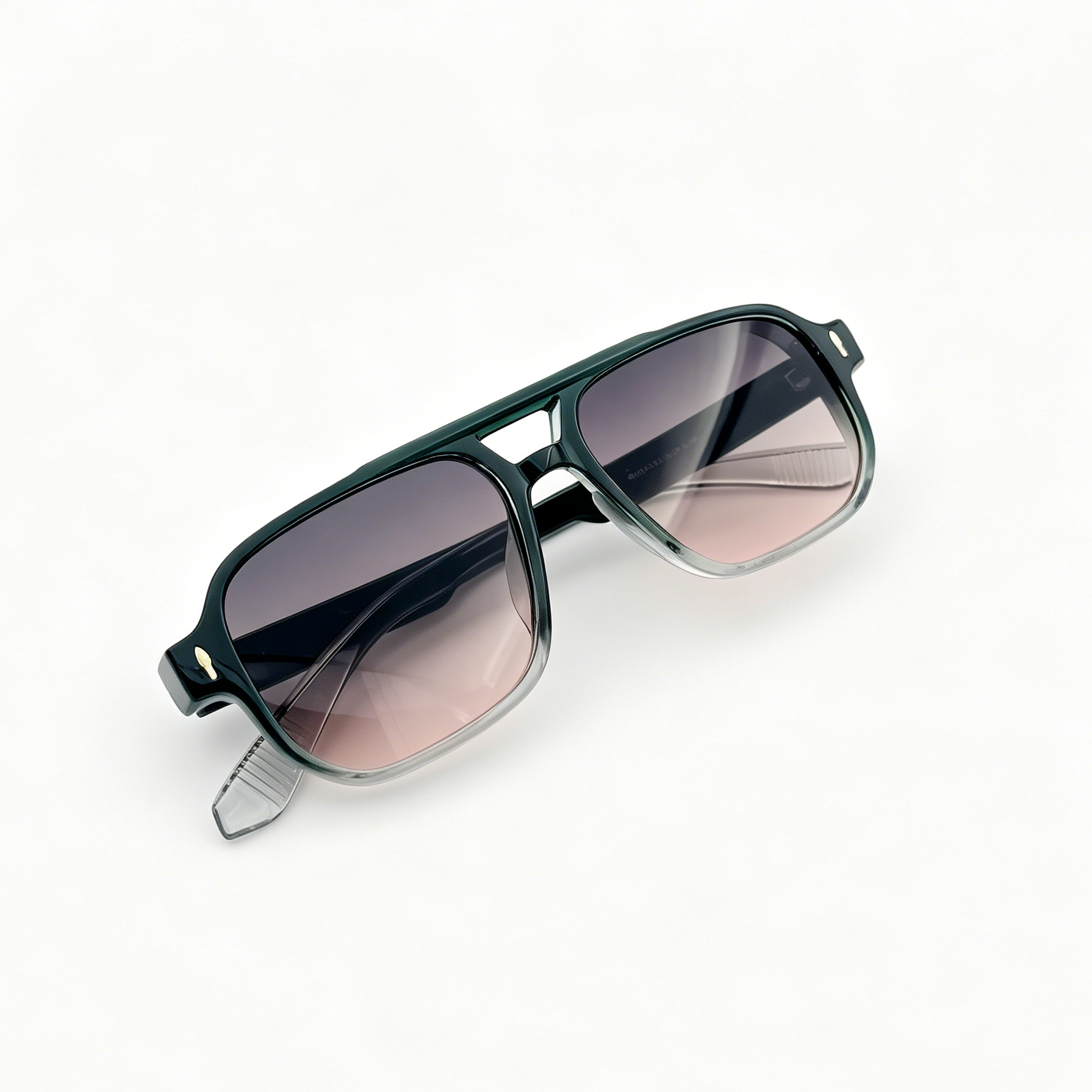Lightweight Green Sunglasses Modern Style