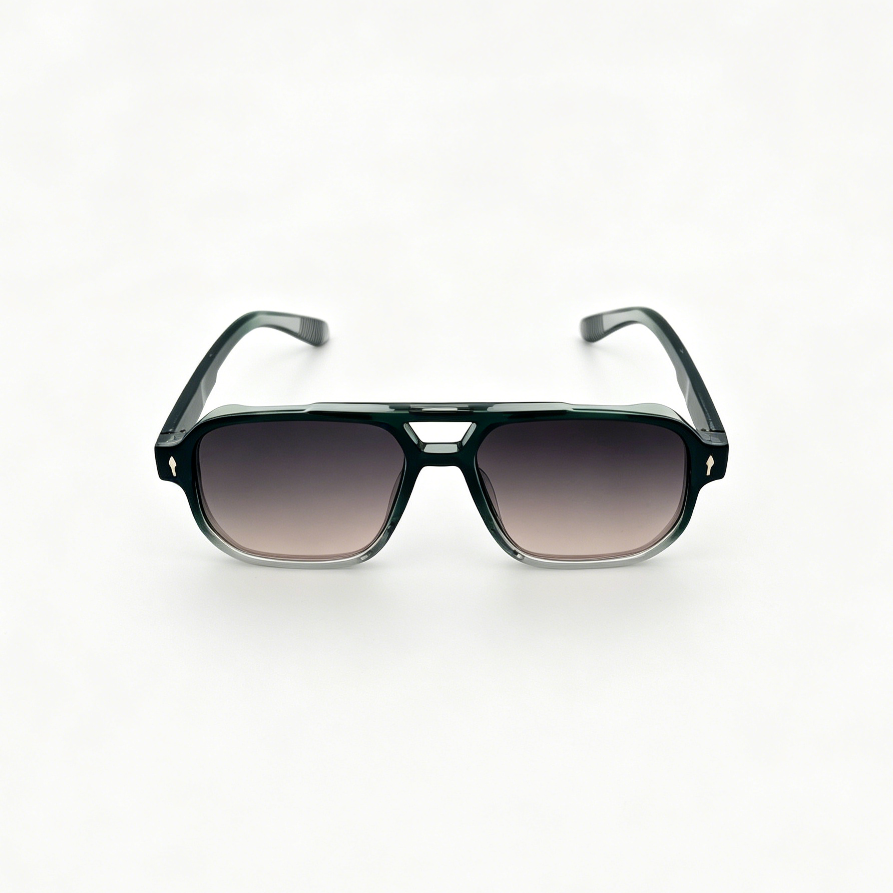 Lightweight Green Sunglasses Modern Style