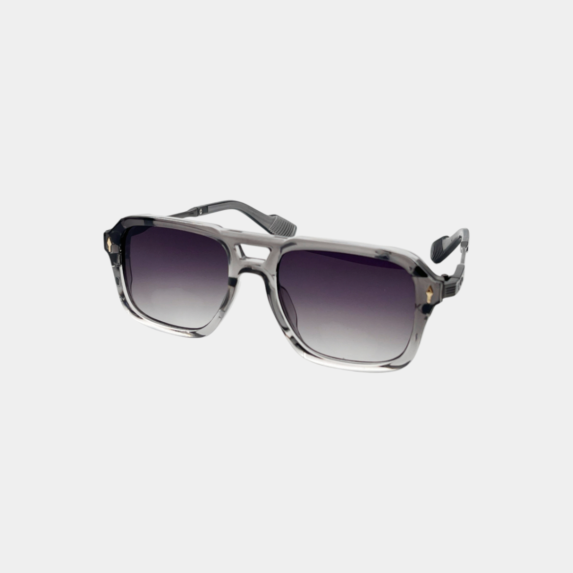 Double Bridge Transparent Sunglasses