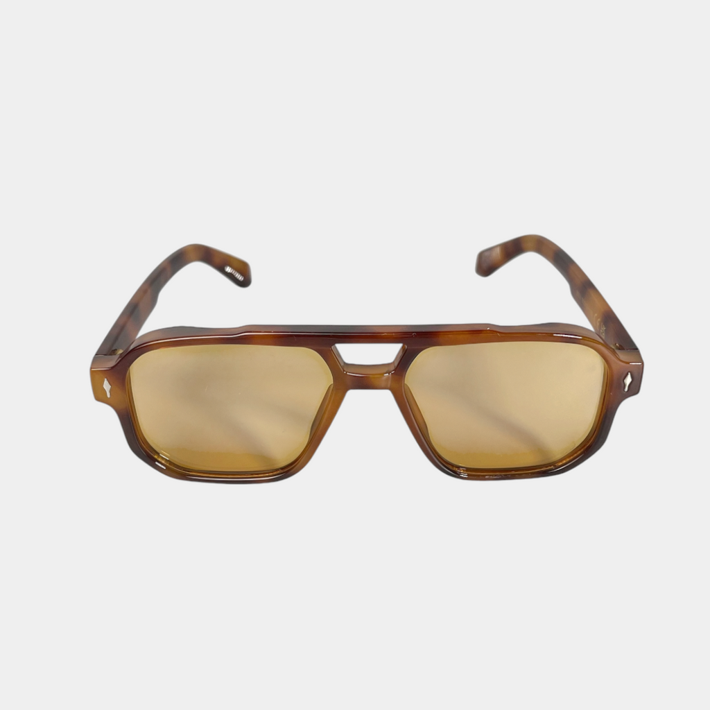 Fashion Retro Polarized Clear Frame Sunglasses