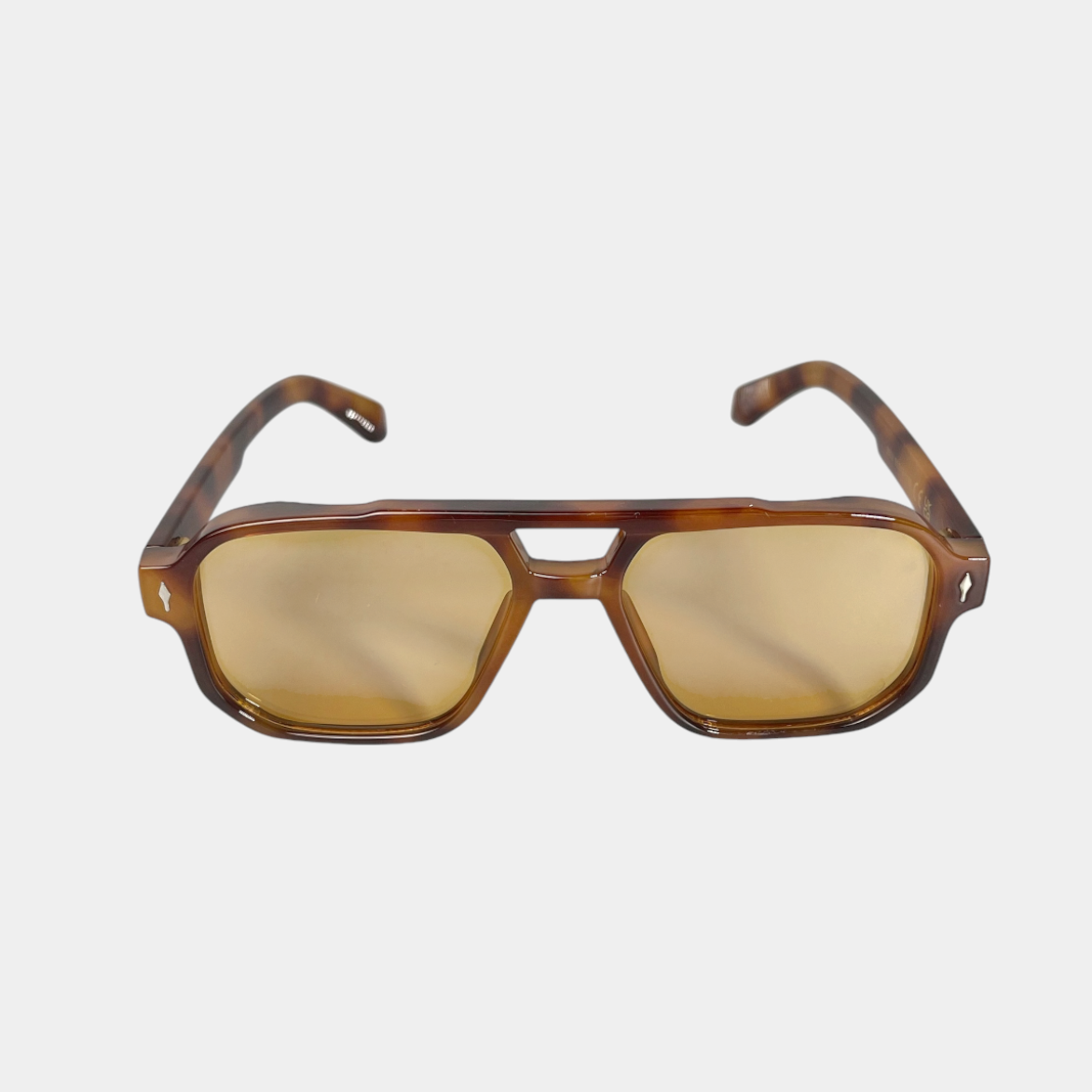 Fashion Retro Polarized Clear Frame Sunglasses