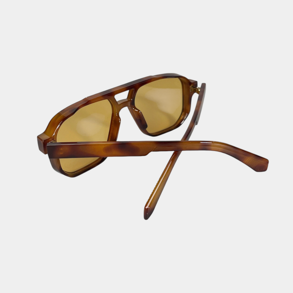 Fashion Retro Polarized Clear Frame Sunglasses