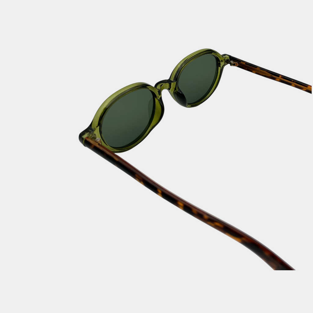 Leopard Print Small-Frame Glasses