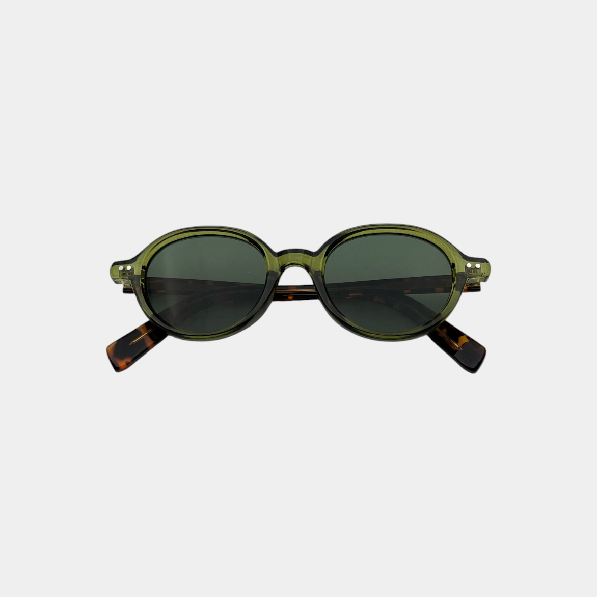 Leopard Print Small-Frame Glasses