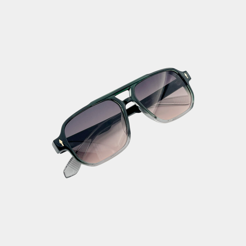 Lightweight Green Sunglasses Modern Style
