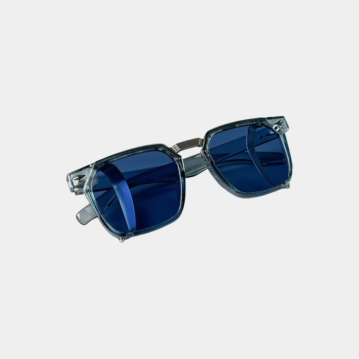 Square Punk Patchwork Design Sunglasses